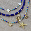 Caballito de mar - Set de collares - Mix ultramar