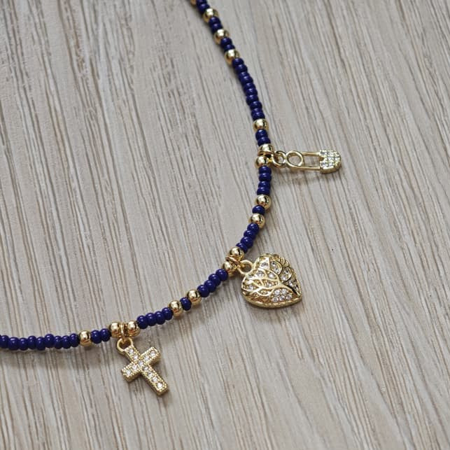 Árbol de la vida - Collar - Azul marino