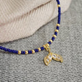 Cola de ballena con brillo - Collar - Azul marino