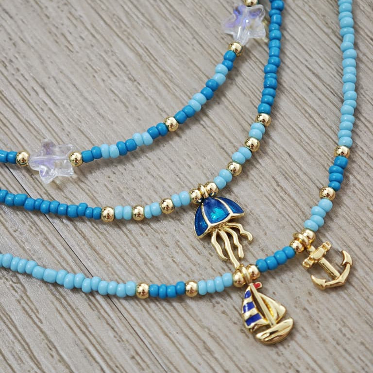 Medusa - Set de collares - Turquesa