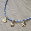 Caracola - Collar - Azul cielo