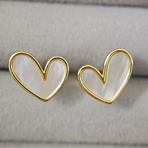 Corazones pop de nácar - Anillo