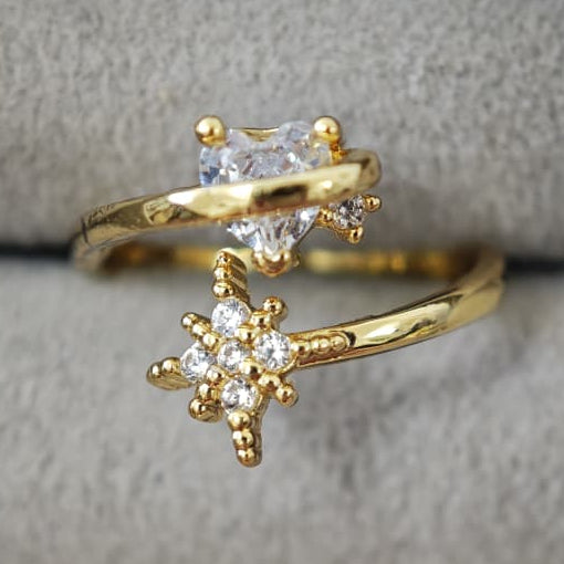 Corazón y estrella - Anillo
