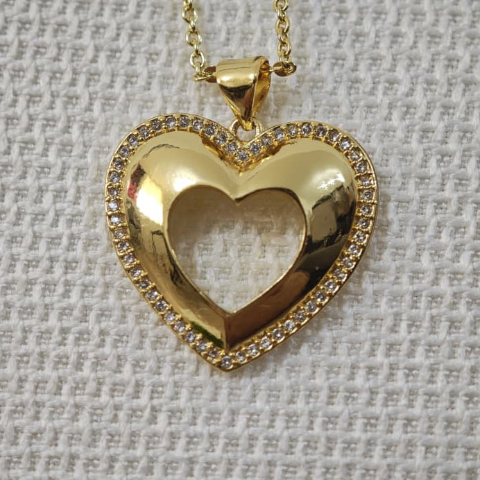 Corazón calado - Cadena