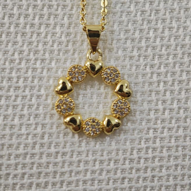 Aro de corazones - Cadena