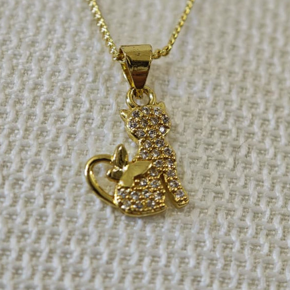 Gato con brillo - Cadena