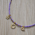 Emoji - Collar - Lila