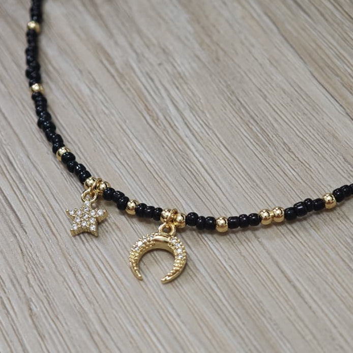 Noche - Collar - Negro