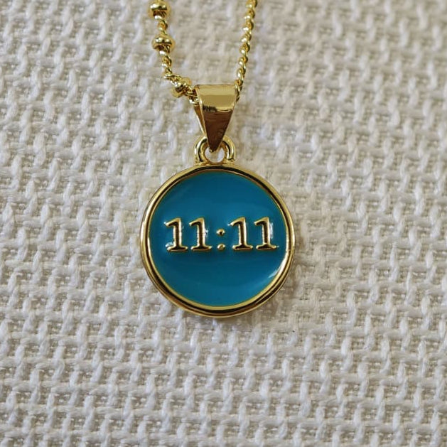 Medallón de once once (11:11) - Cadena