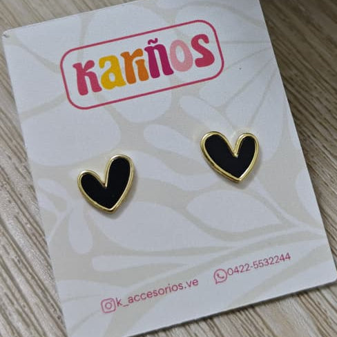 Corazón de color - Zarcillos