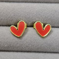 Corazón de color - Zarcillos