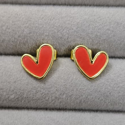 Corazón de color - Zarcillos