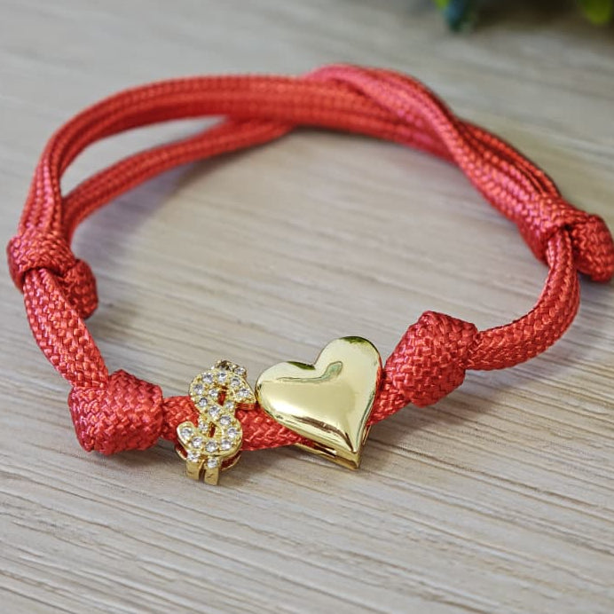 Dólar y corazón - Pulsera