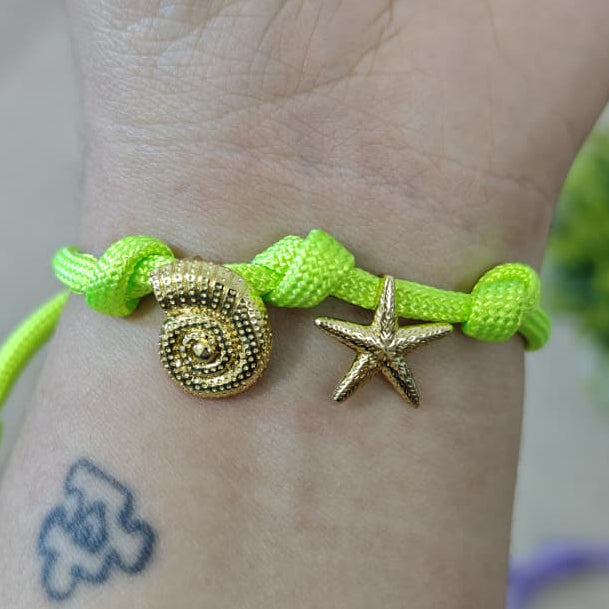 Caracol y estrella - Pulsera