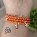 Tropical - Set de pulseras - Naranja