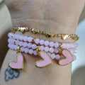 Dulzura- Set de pulseras - Rosa