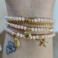 Amor marino - Set de pulseras - Beige