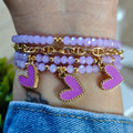 Ternura - Set de pulseras - Lila