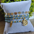 Moderno - Set de pulseras - Gris
