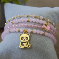 Panda - Set de pulseras - Rosa