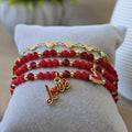 Red- Set de pulseras - Rojo