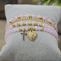 Vida - Set de pulseras - Rosa