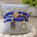 Tradición - Set de pulseras - Azul rey