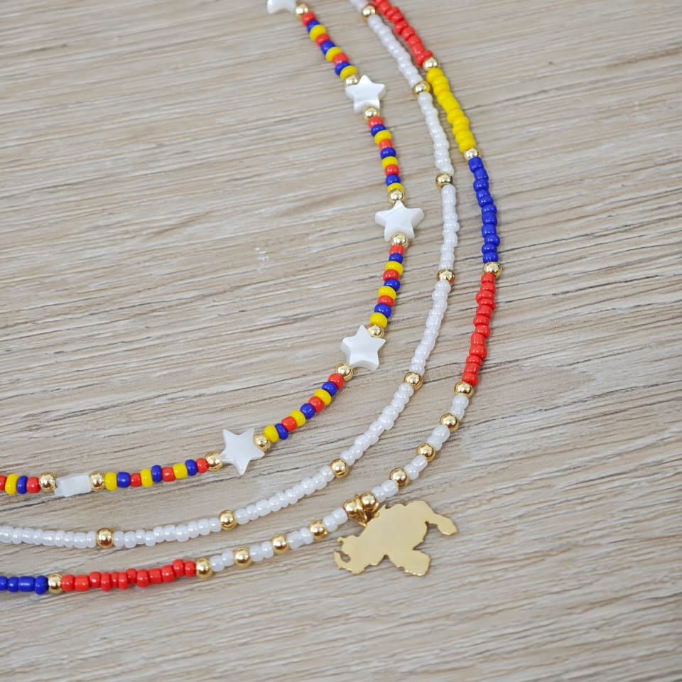 Venezuela- Set de collares - Mix tricolor