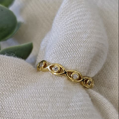 Ojo turco eternity - Anillo