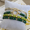 Aro - Set de pulseras - Verde