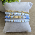 Celestial - Set de pulseras - Celeste