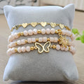 Sol - Set de pulseras - Beige