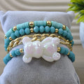 Maxi oso - Set de pulseras - Turquesa