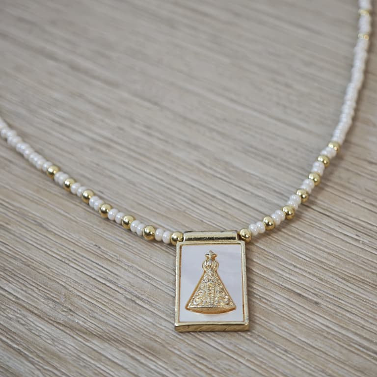 Virgencita - Collar - Marfil