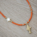 Pez - Collar - Naranja
