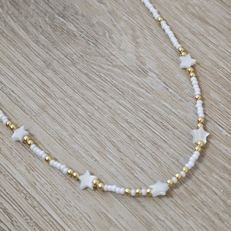 Nácar - Collar - Blanco