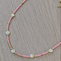 Flores - Collar - Rosa