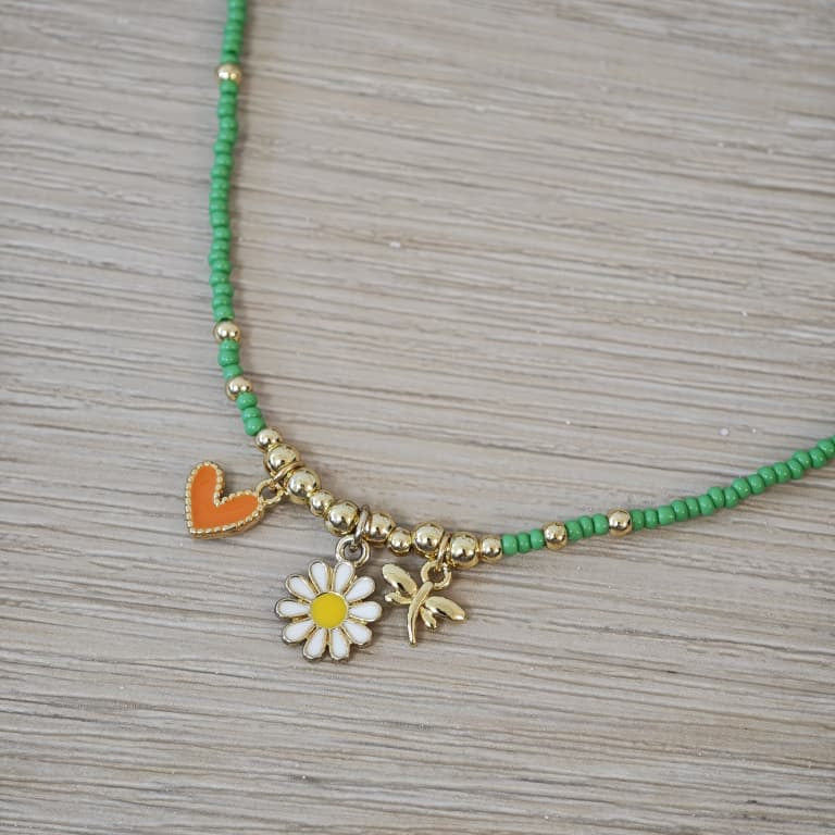 Primavera - Collar - Verde