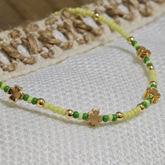 De la suerte - Collar - Verde
