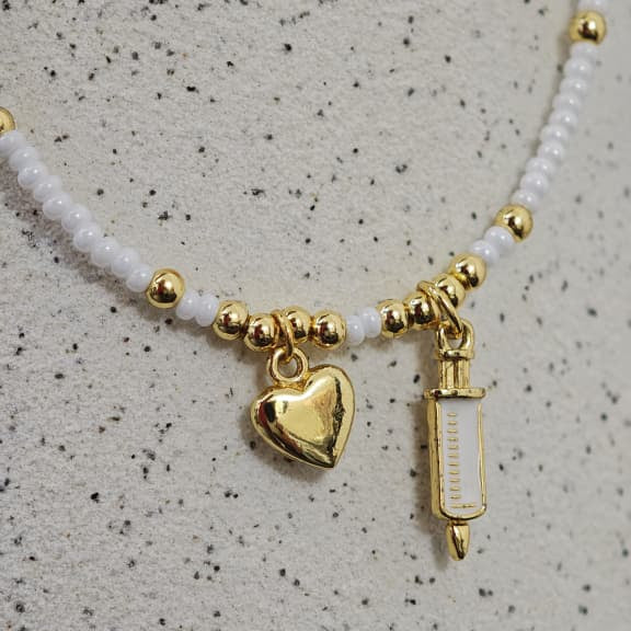 Enfermera - Collar - Blanco