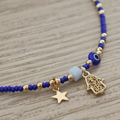 Amuletos - Collar - Azul rey