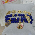 Tradición - Set de pulseras - Azul rey