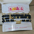 Dólar - Set de pulseras - Negro
