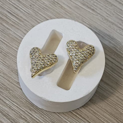 Con zirconia alargado - Zarcillos