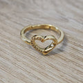 Silueta de corazón - Anillo