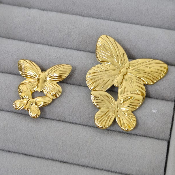 Mariposas dobles - Zarcillos